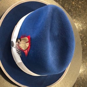Goorin Brothers Blue Fedora